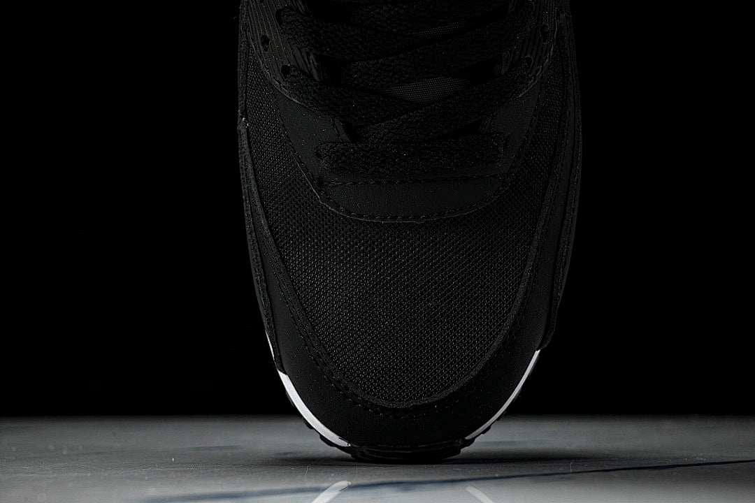 DH8010-002 AIR MAX 90 RETRO AIR CUSHIONED RUNNING SHOES BLACK/WHITE