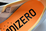 KI4780 ADIZERO ADIOS 4 M LOW-CUT RUNNING SHOES WHITE/ORANGE/BLACK