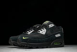 【250】FQ2377-001 AIR MAX 90 RETRO AIR CUSHIONED RUNNING SHOES BLACK/LIGHT GRAY/GREEN