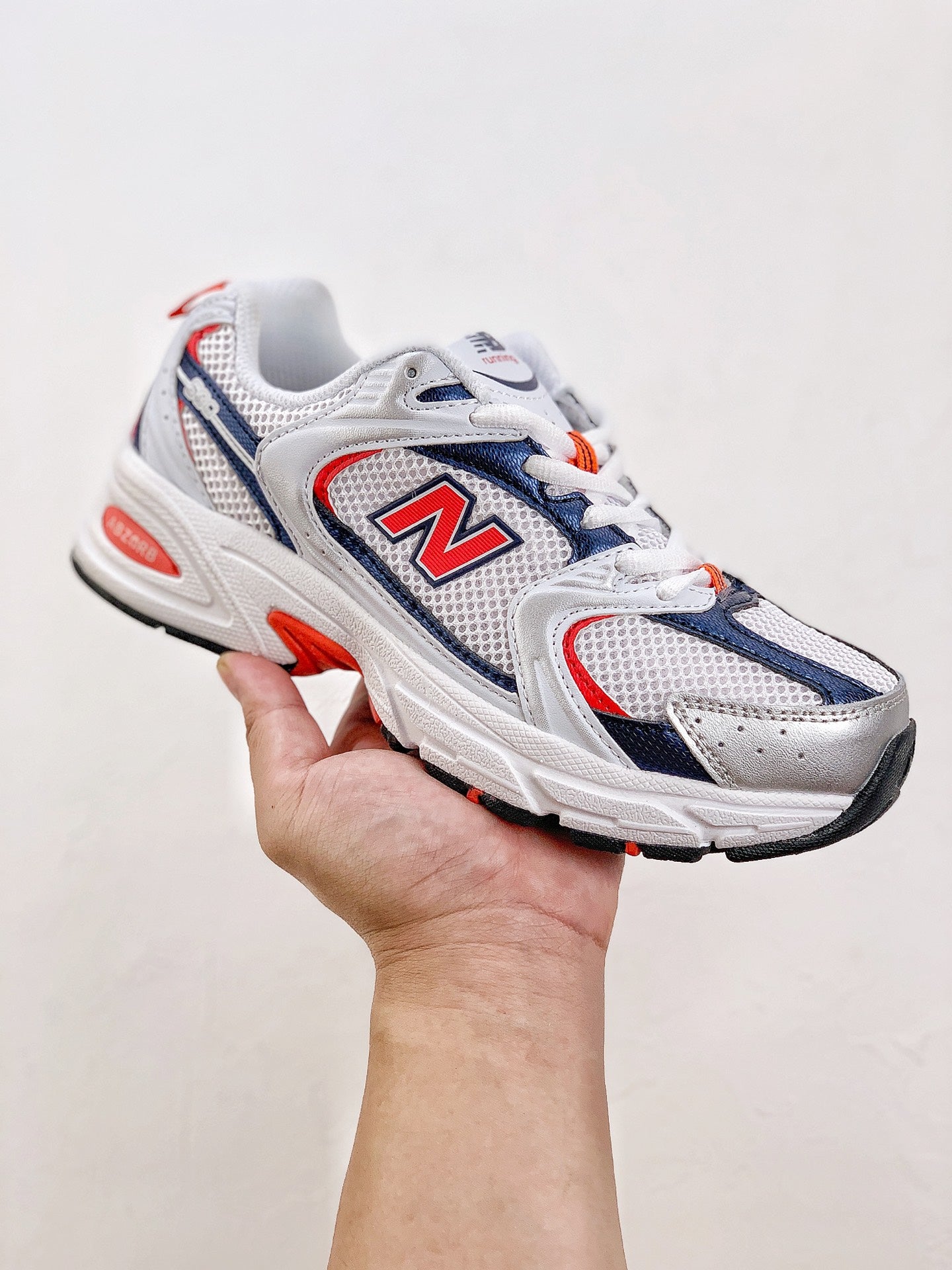 New Balance 530 White Red Navy