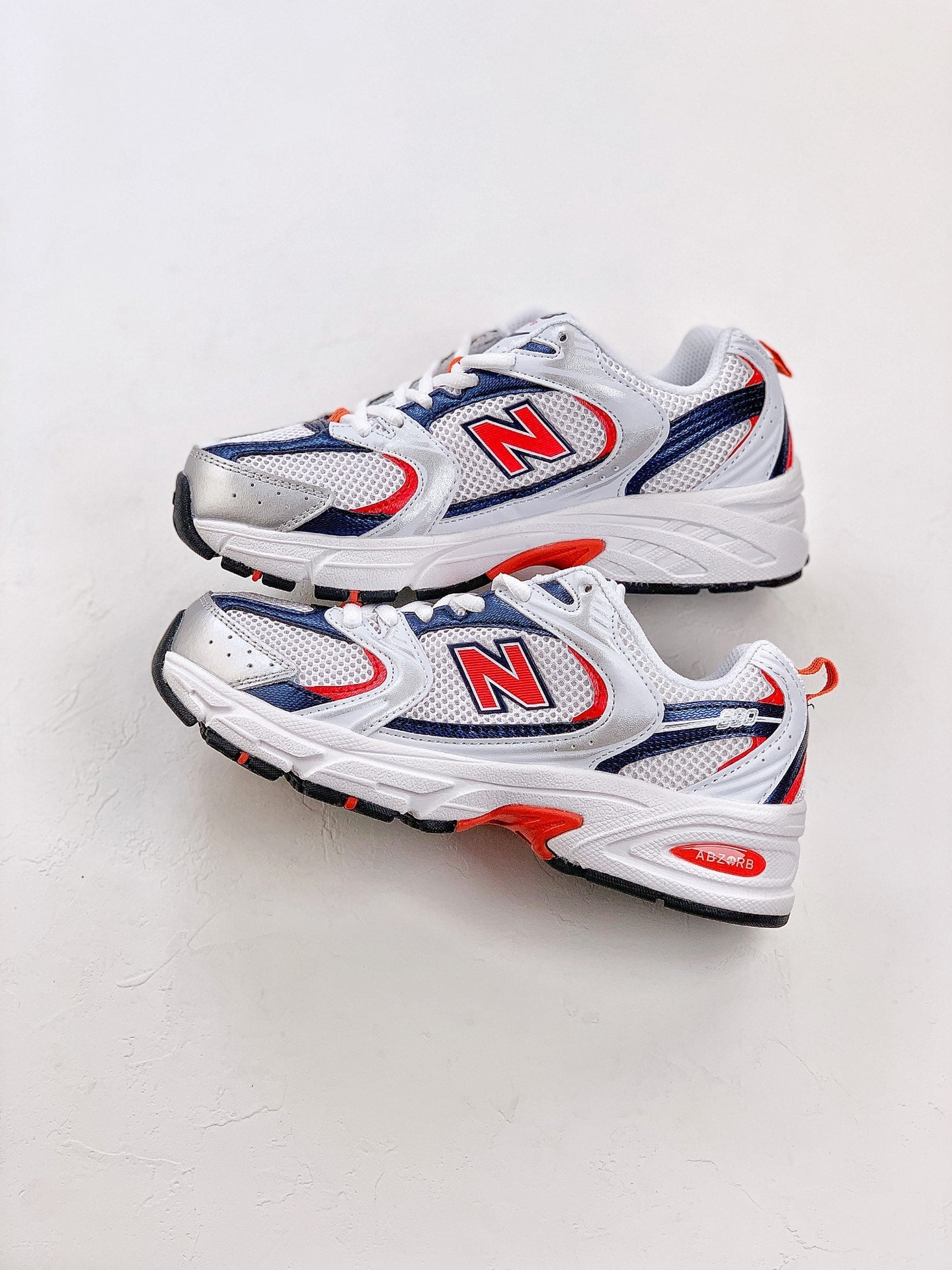 New Balance 530 White Red Navy