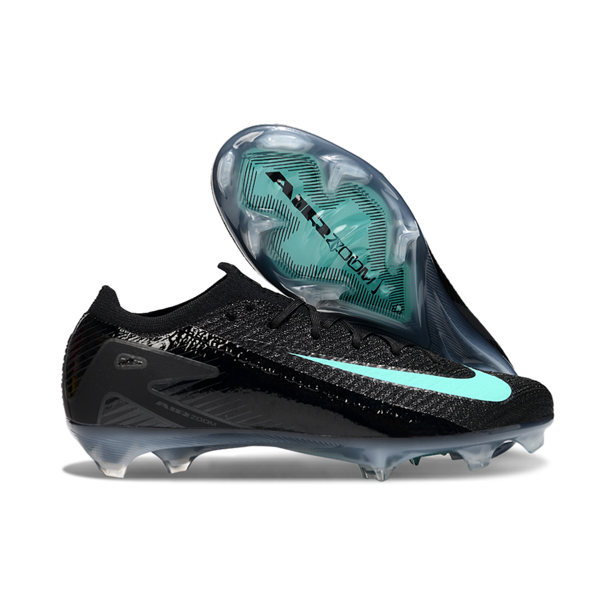 Chuteira Campo Nike Air Zoom Mercurial Vapor 16 Elite FG Preto e Verde