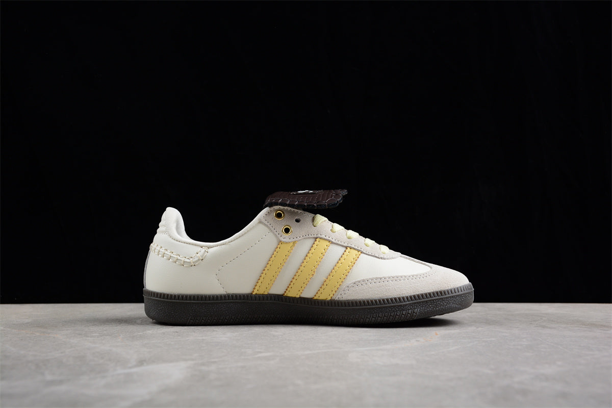 adidas x Wales Bonner Samba "Cream/ Yellow" sneakers