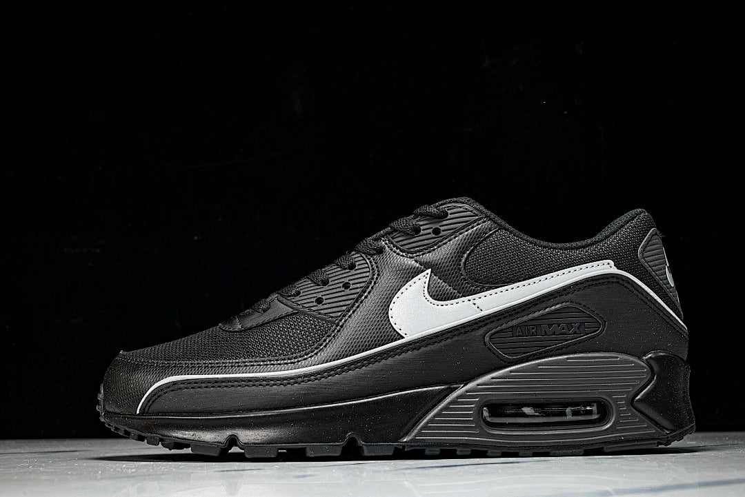 HV4517-002 AIR MAX 90 LTR CLASSIC MEN'S SPORTS SHOES BLACK/LIGHT GRAY