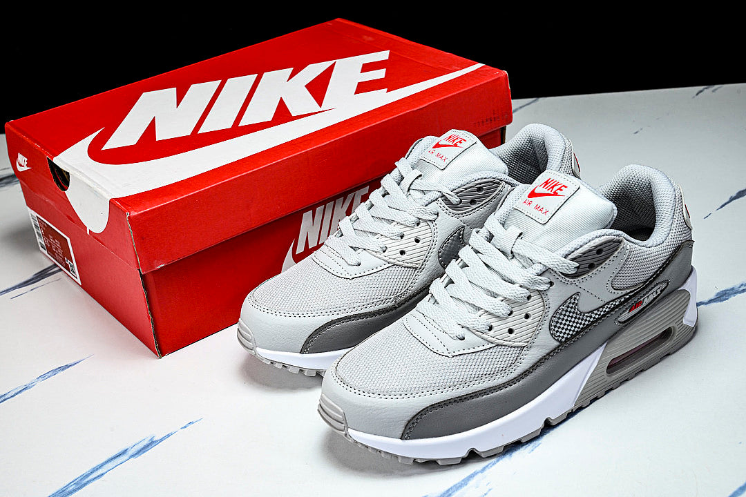 DM9102-001 AIR MAX 90 GREY/RED/WHITE