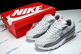 DM9102-001 AIR MAX 90 GREY/RED/WHITE