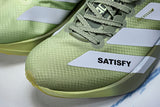 KH8441 ADIZERO ADIOS PRO 4 TENT GREEN/MATTE SILVER/MAGIC LIME