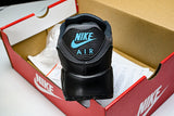 IF0670-002 AIR MAX 90 RETRO AIR CUSHIONED RUNNING SHOES BLACK/ANTHRACITE/SKY BLUE