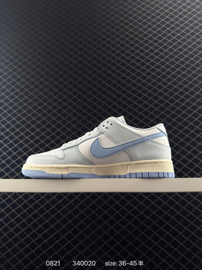 Nike SB Dunk Low Dunk Series Low Casual Sports Skateboard Shoes are made of soft cow leather upper material #correct heel reverse curve #Original midsole fabric correctly printed #Insole embedded with cushioning latex + Sole real air cushion device #Original ratio development wear-resistant rubber outsole