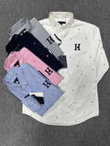 H1062#Print + Large Embroidery