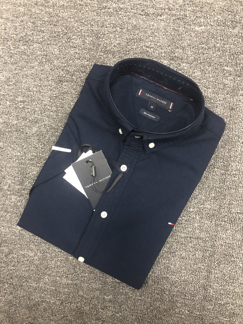 HA614#TommyShort Sleeve (Two-Ply Fine Oxford)
