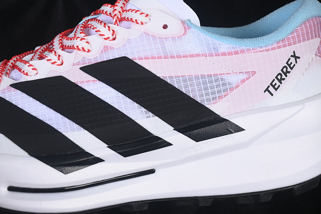 TERREX AGRAVIC SOLE-BOOSTING RUNNING SHOES WHITE/BLACK/PINK