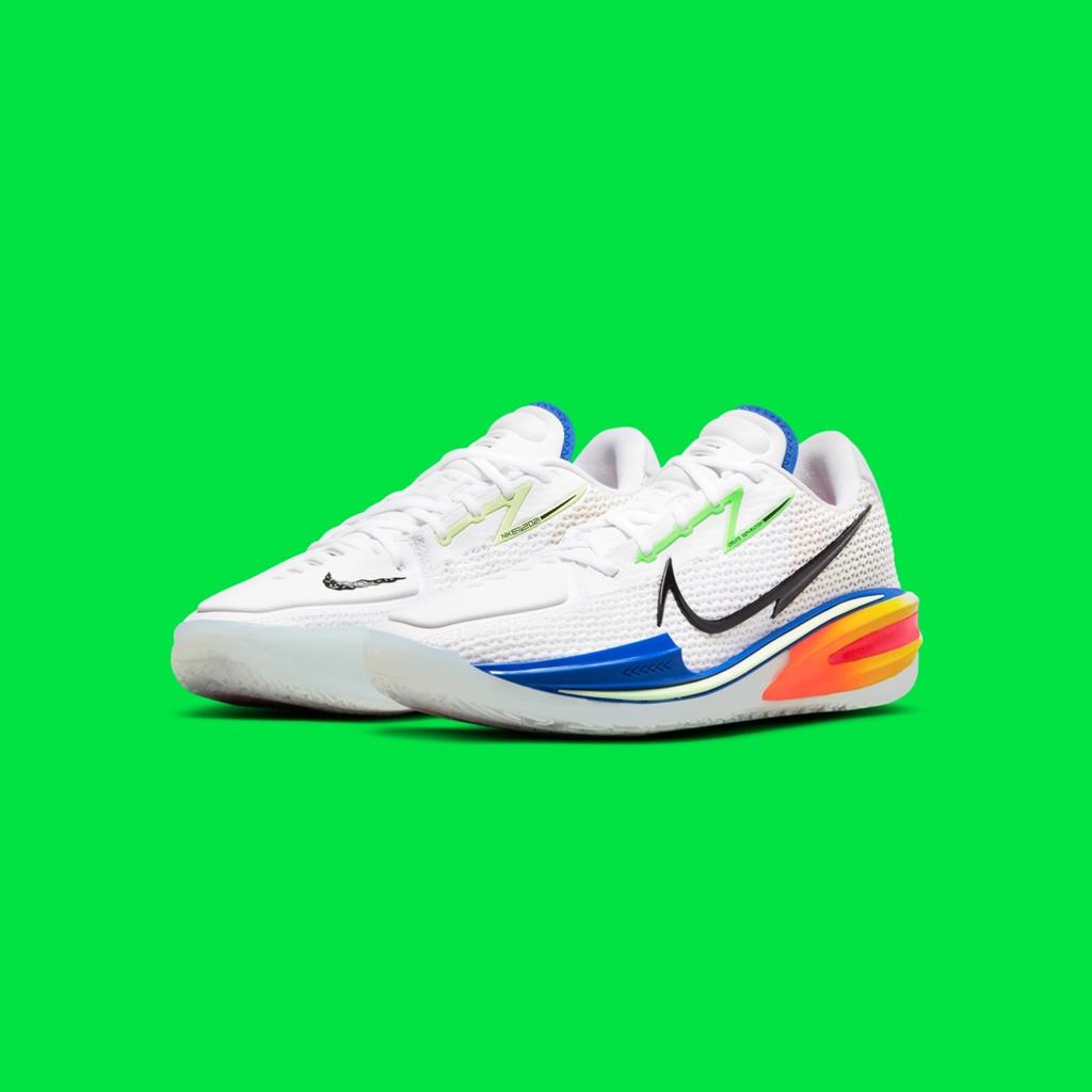 nike air zoom gt cut white red  shoes