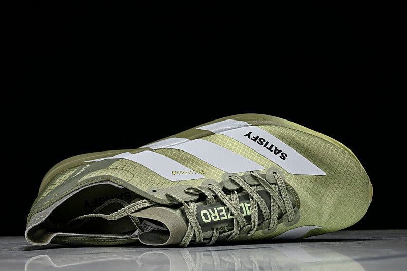 KH8441 ADIZERO ADIOS PRO 4 TENT GREEN/MATTE SILVER/MAGIC LIME