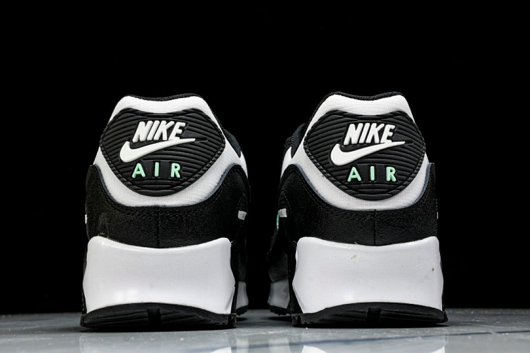DH4619-100 AIR MAX 90 TRENDY COUPLE LOW TOP AIR CUSHIONED CASUAL WHITE/ICE BLUE/BLACK