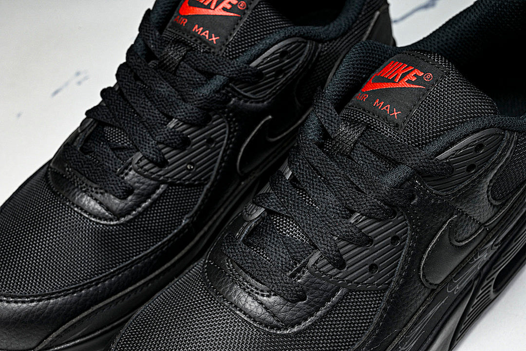 DZ4504-003 AIR MAX 90 RETRO AIR CUSHIONED RUNNING SHOES BLACK/INKINESS
