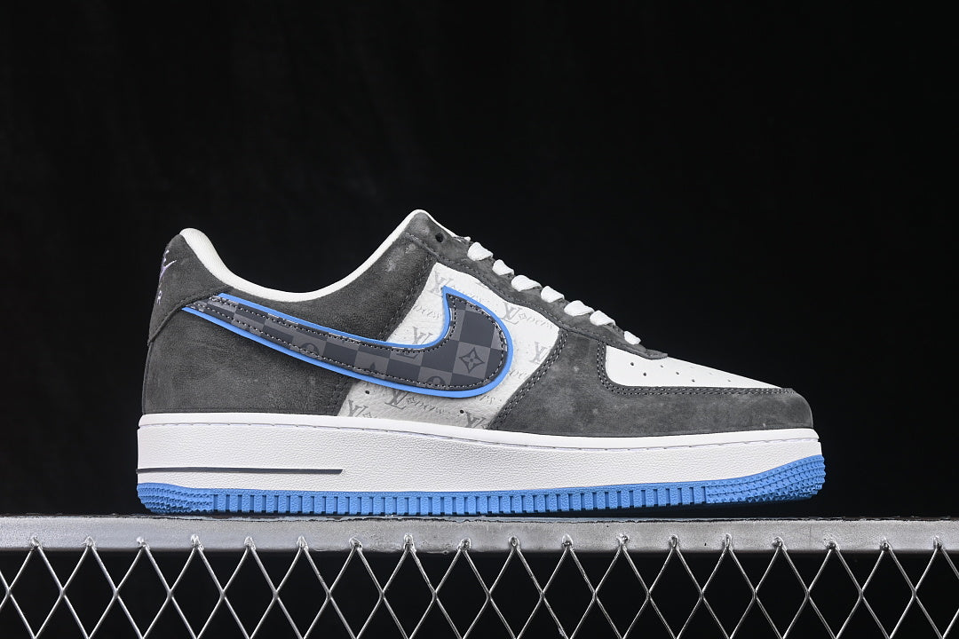 【330】[WY0655-111]-[AIR FORCE 1 07 LOW CASUAL SNEAKERS DARK GRAY/WHITE]-[WOMAN:36-39]-[MAN:40-45]
