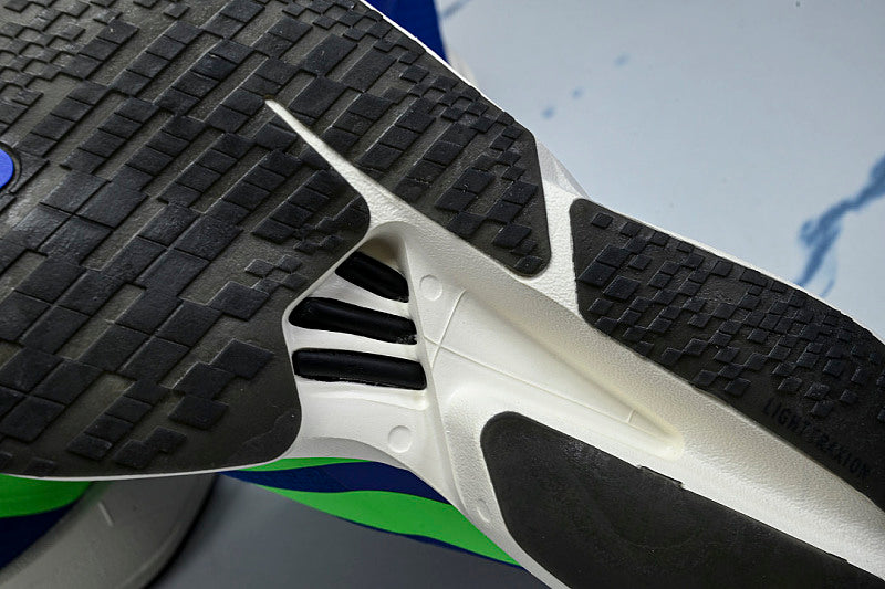 JP9271 ADIZERO ADIOS 4 M LOW-TOP RUNNING SHOES BLUE/GREEN
