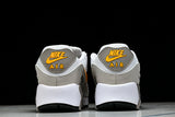 DM0029-119 AIR MAX 90 RETRO AIR CUSHIONED RUNNING SHOES LIGHT GRAY/WHITE/ORANGE