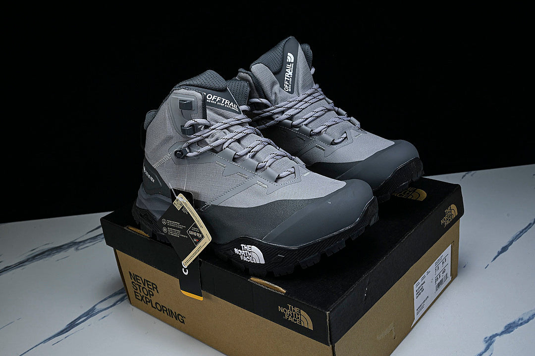 THE NORTH FACE SUMMIT OFFTRAIL GORETEX MEN'S HIKING SHOES LIGHT GRAY/GREY