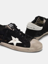 golden goose Super-Star sneakers in two colours of suede with contrast star