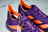 ADIZERO ADIOS 4 M LOW-CUT RUNNING SHOES PURPLE/ORANGE