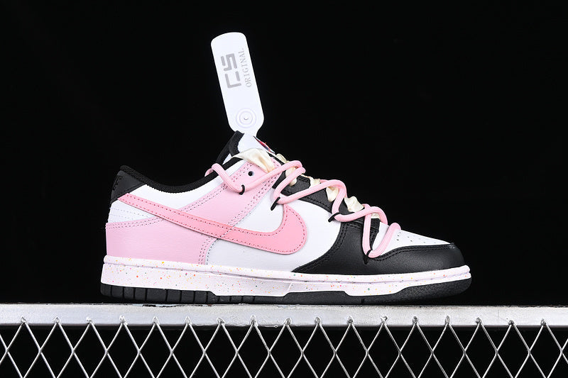 【290】[FD4623-155]-[DUNK LOW MULTI COLOR WHITE/BLACK/PINK]-[WOMAN:36-40]