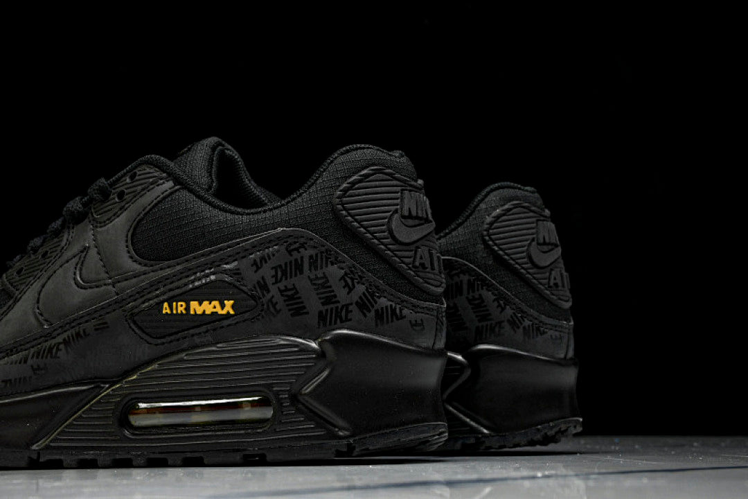 【240】BQ4685 001 AIR MAX 90 BLACK/YELLOW
