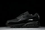 AJ1285-019 AIR MAX 90 RETRO AIR CUSHIONED RUNNING SHOES BLACK/INKINESS