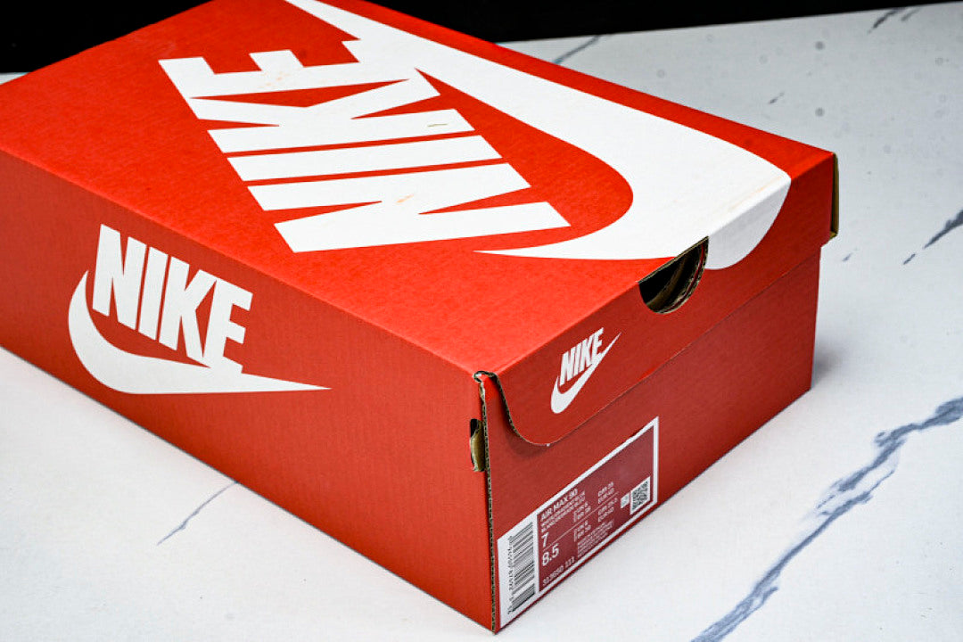 AIR MAX 90 TRENDY COUPLE LOW TOP AIR CUSHIONED CASUAL WHITE/BLACK/NAVY BLUE