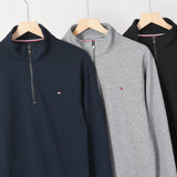 603Half ZipStand Collar Sweatshirt