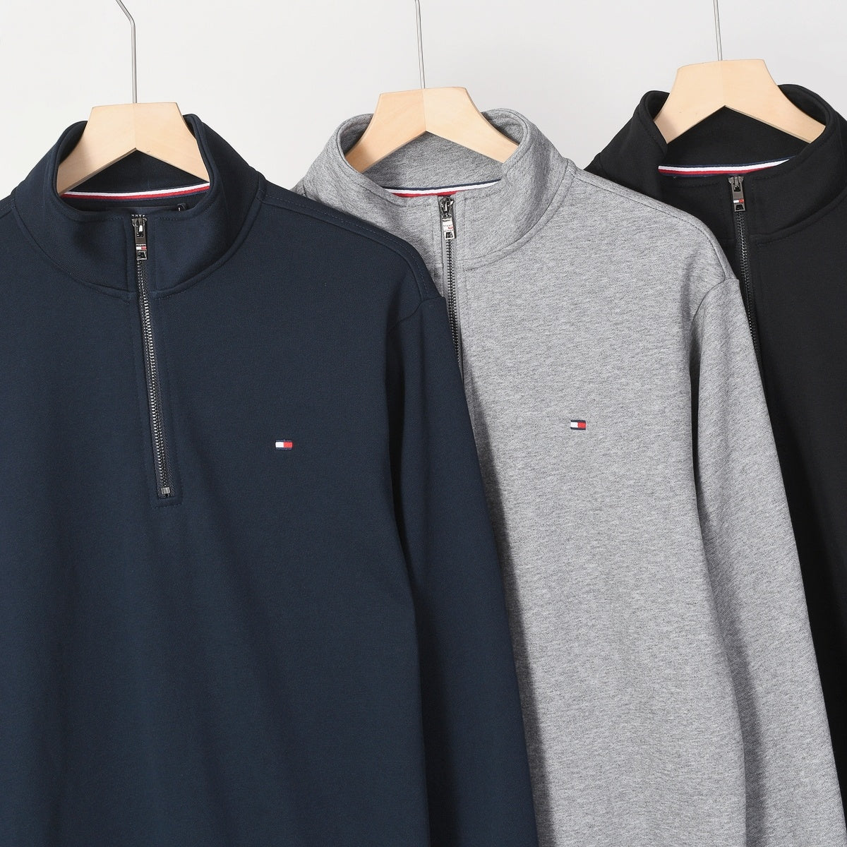 603Half ZipStand Collar Sweatshirt