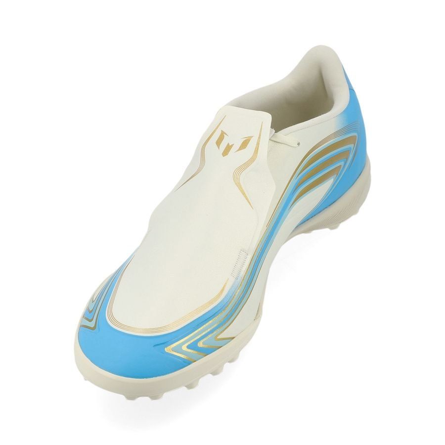 adidas F50 Messi League TF El Ultimo Tango - Ivory/Semi Blue Burst/Icey Blue