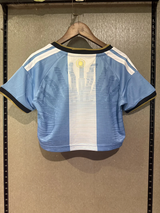Argentina 2026 Messi Farewell version Cropped jersey