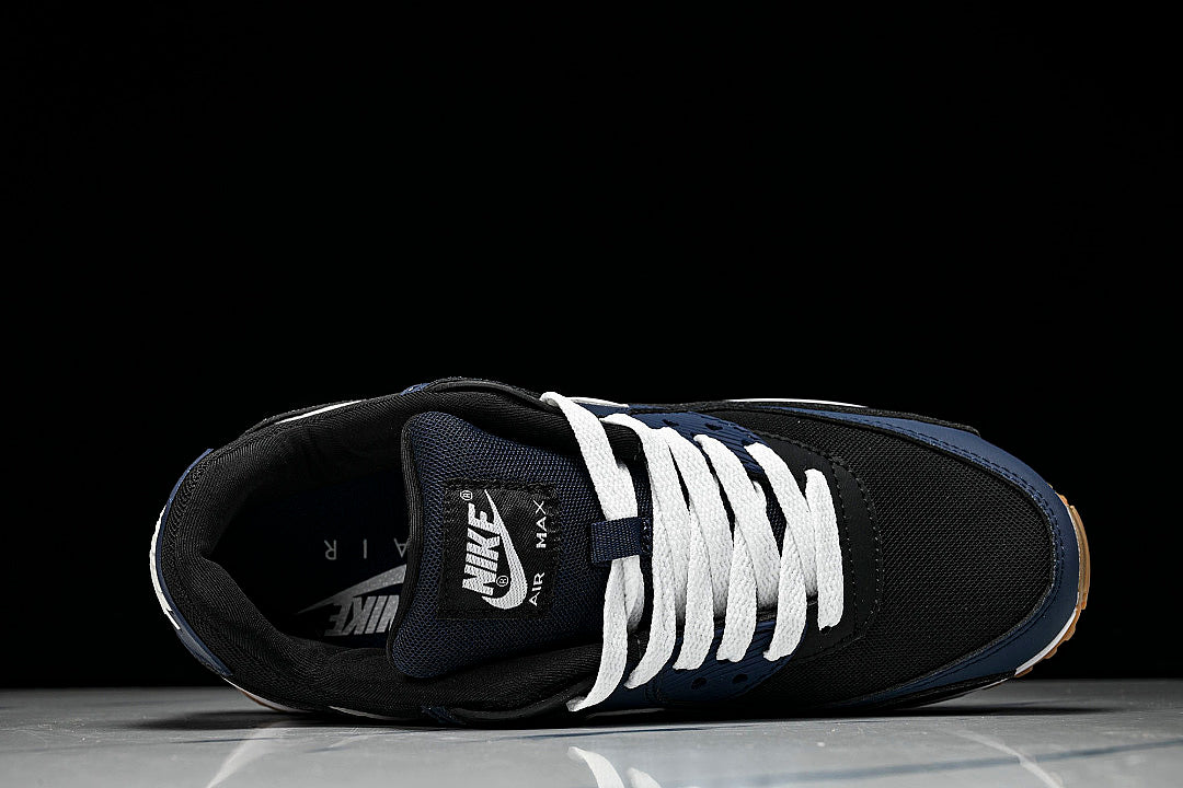 FB9658-400 AIR MAX 90 MIDNIGHT NAVY/BLACK/GUM MEDIUM BROWN/WHITE
