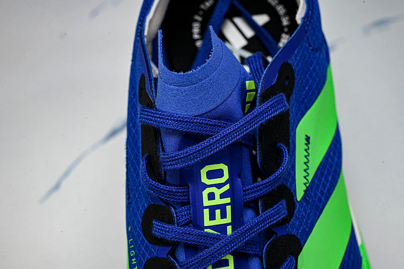 JP9271 ADIZERO ADIOS 4 M LOW-TOP RUNNING SHOES BLUE/GREEN