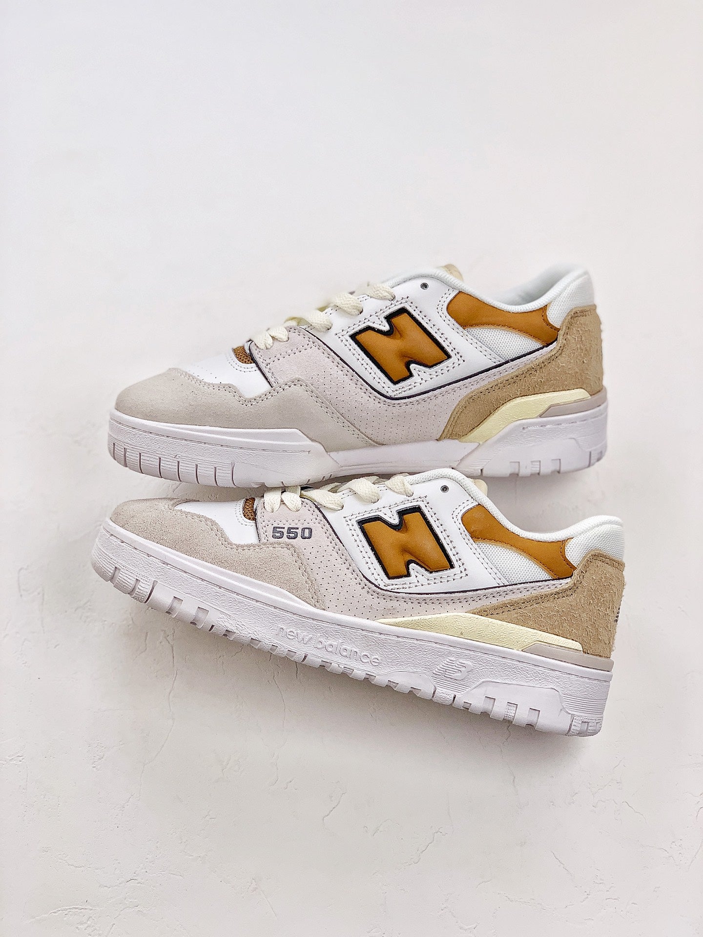 New Balance BB550 White&Yellow