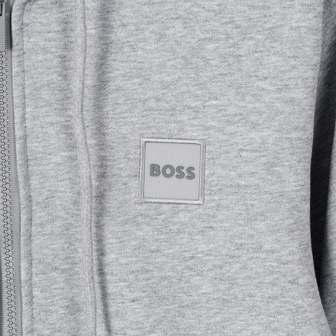 Boss Hooded Zip-Up Sweatshirt Jacket