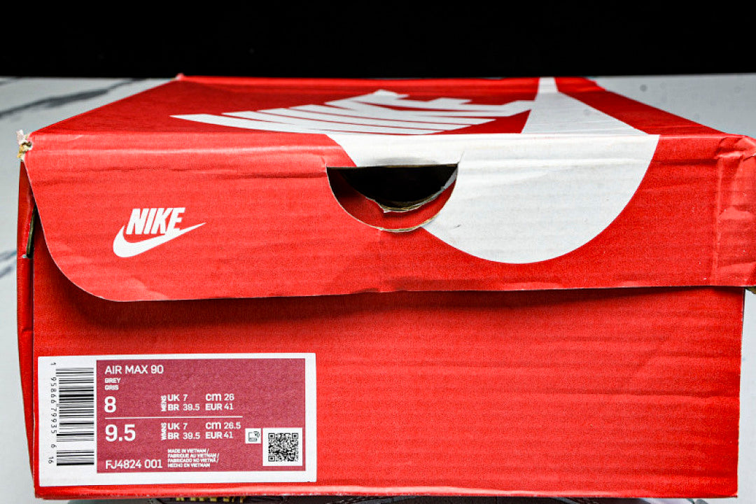 FJ4824 001 AIR MAX 90 WHITE/GREY/GREEN