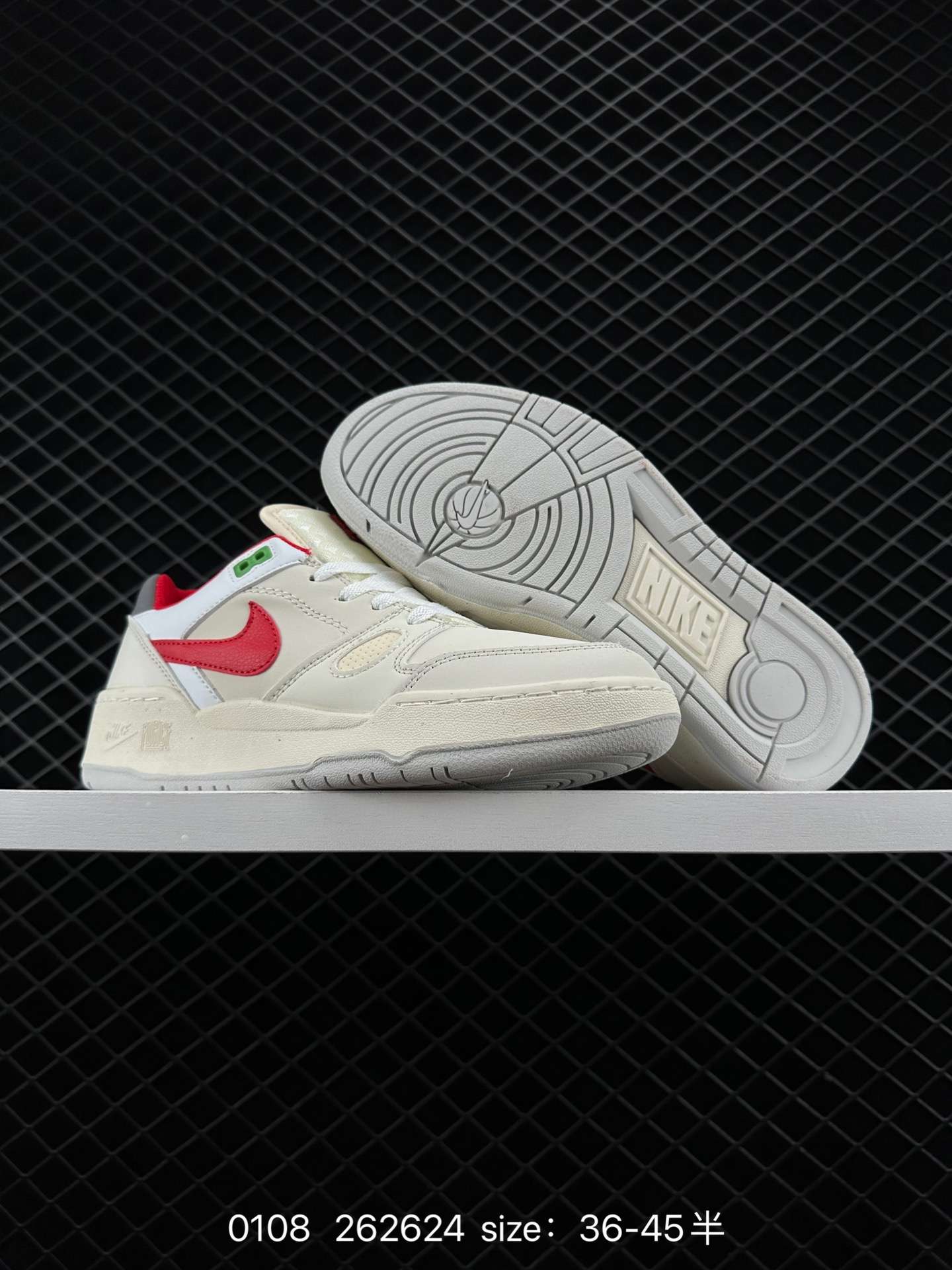 2 Billie Eilsh x Nike joint Air Alpha Force 88 low-top basketball shoes. This pair of shoes was used as a transition shoe between the AJ2 Low and Air Jordan 3 and the details of the 1988 original vers