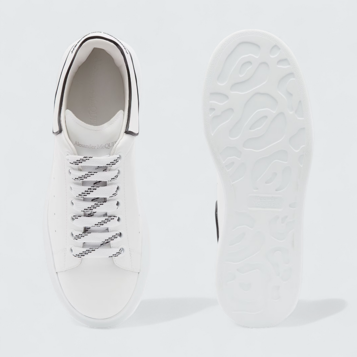 Oversized Sneaker in White/Black