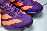 ADIZERO ADIOS 4 M LOW-CUT RUNNING SHOES PURPLE/ORANGE