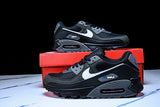 DR0145-002 AIR MAX 90 RETRO AIR CUSHIONED RUNNING SHOES BLACK/WHITE