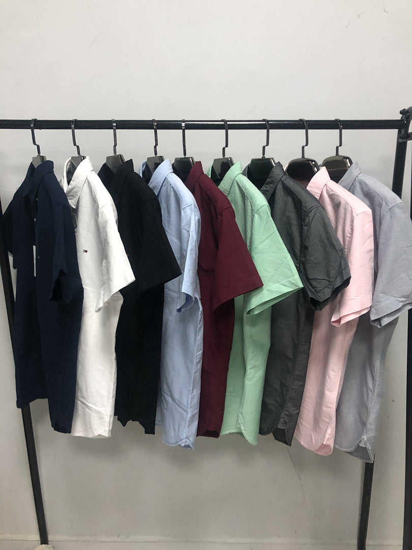 HA614#TommyShort Sleeve (Two-Ply Fine Oxford)