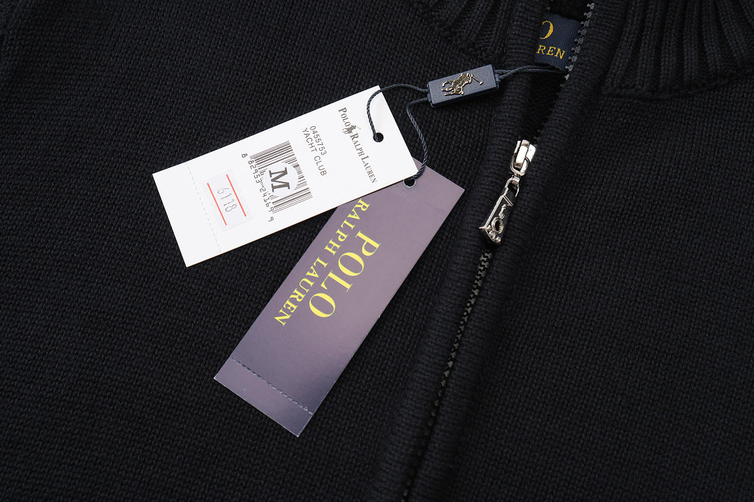 Polo Thick Full-Zip Cardigan 6118