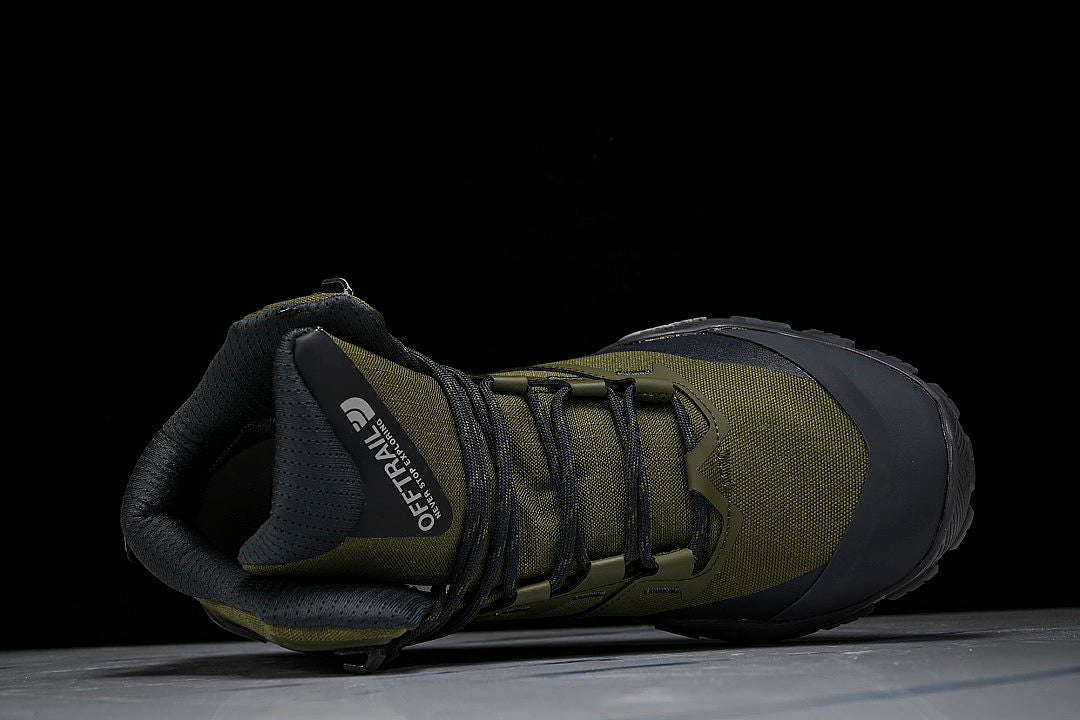 THE NORTH FACE SUMMIT OFFTRAIL GORETEX MEN'S HIKING SHOES ARMY GREEN/GREEN