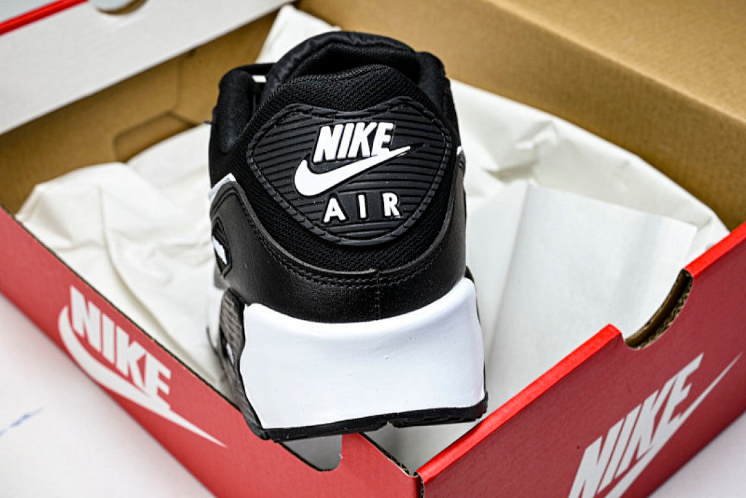 DH8010-002 AIR MAX 90 LTR CLASSIC SPORTS SHOES FOR MALE AND FEMALE COUPLES WHITE/BLACK