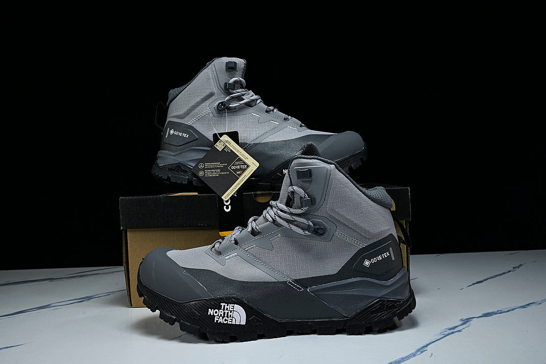 THE NORTH FACE SUMMIT OFFTRAIL GORETEX MEN'S HIKING SHOES LIGHT GRAY/GREY