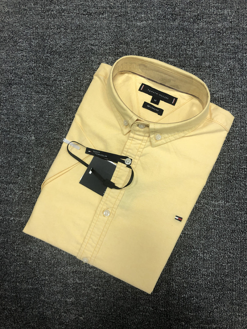 HA614#TommyShort Sleeve (Two-Ply Fine Oxford)