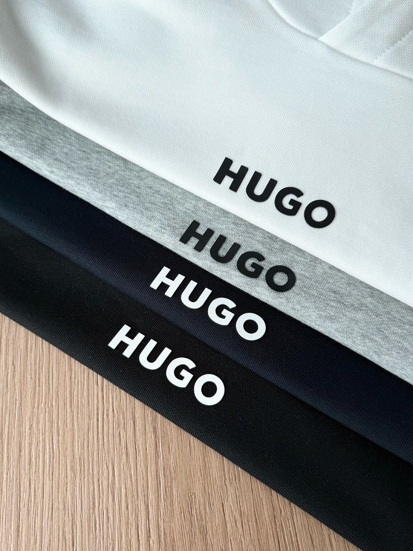 Boss Hugo Printed Cotton Hooded Jacket M3009